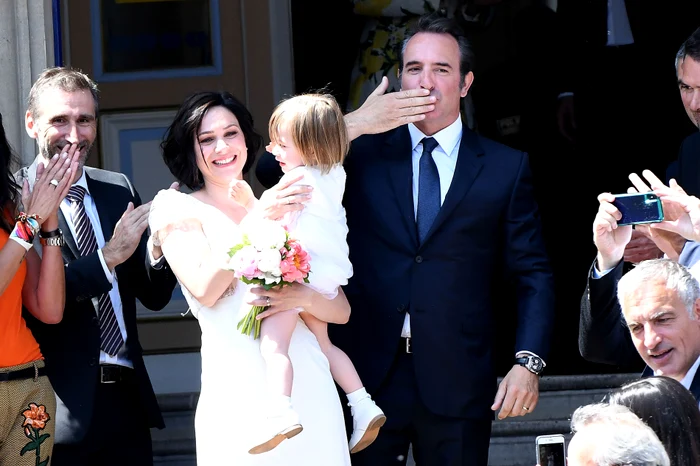Jean Dujardin Marries Nathalie Pechalat jpeg