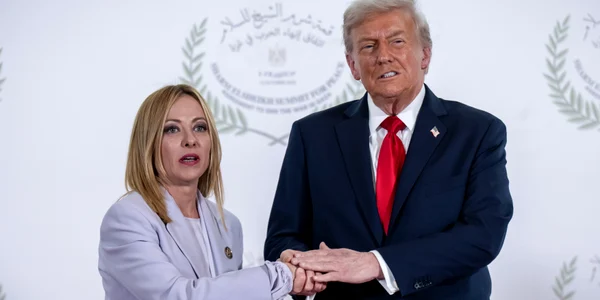 Giorgia Meloni și Donald Trump FOTO Profimedia