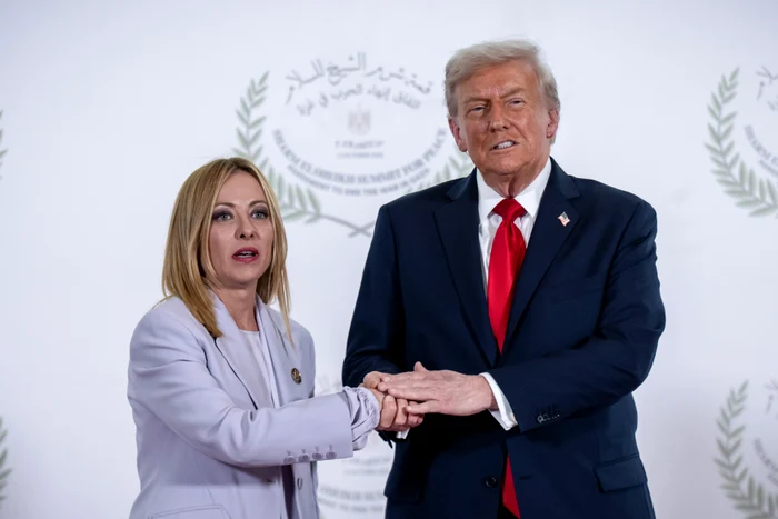  Giorgia Meloni și Donald Trump FOTO:AFP