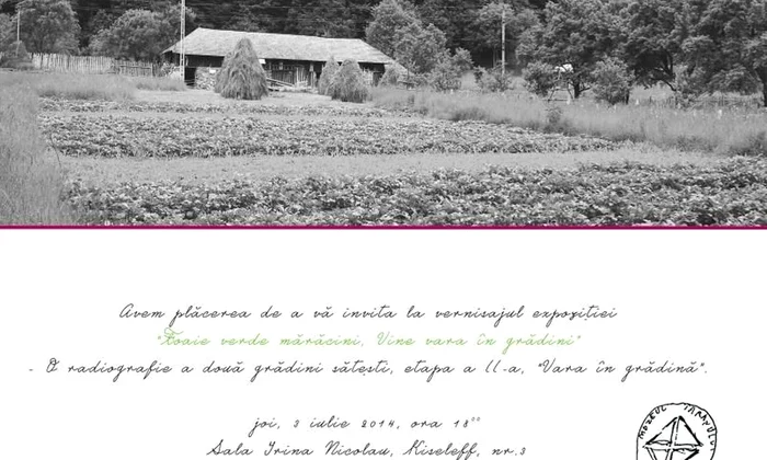 Expoziția ”Grădini sătești – Foaie verde mărăcini, vine vara în grădini!” jpeg