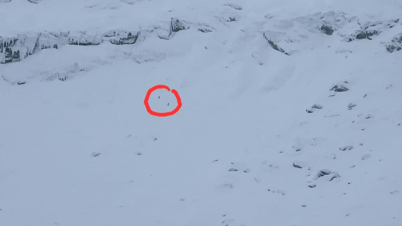 Avalanșă la Bâlea lac FOTO: captură video