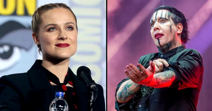 Evan Rachel Wood şi Marilyn Manson