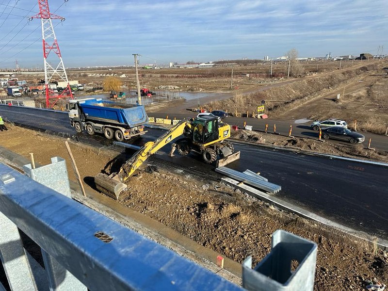 Lucrările pentru finalizarea construcţiei A0 Sud între A2 şi DN5 au fost reluate, anunță CNAIR