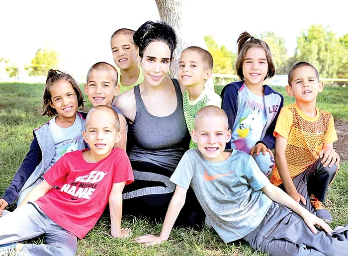 Copiii Nadyei Suleman  sunt deja mari