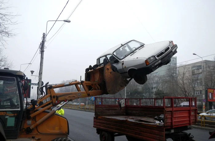 Maşinile au fost ridicate săptămâna trecută FOTO Primăria Sectorului 6