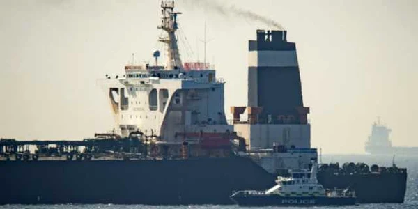Grace 1 petrolier confiscat de Marea Britanie si politia din Gibraltar