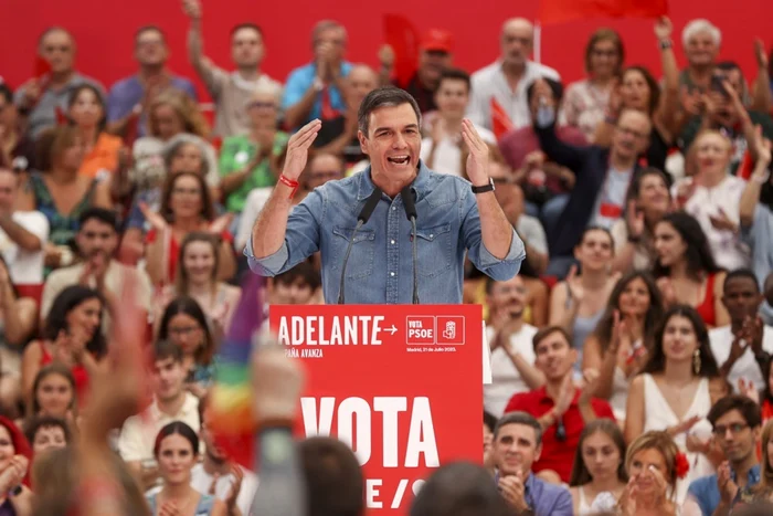 Pedro Sanchez, în campanie FOTO EPA-EFE