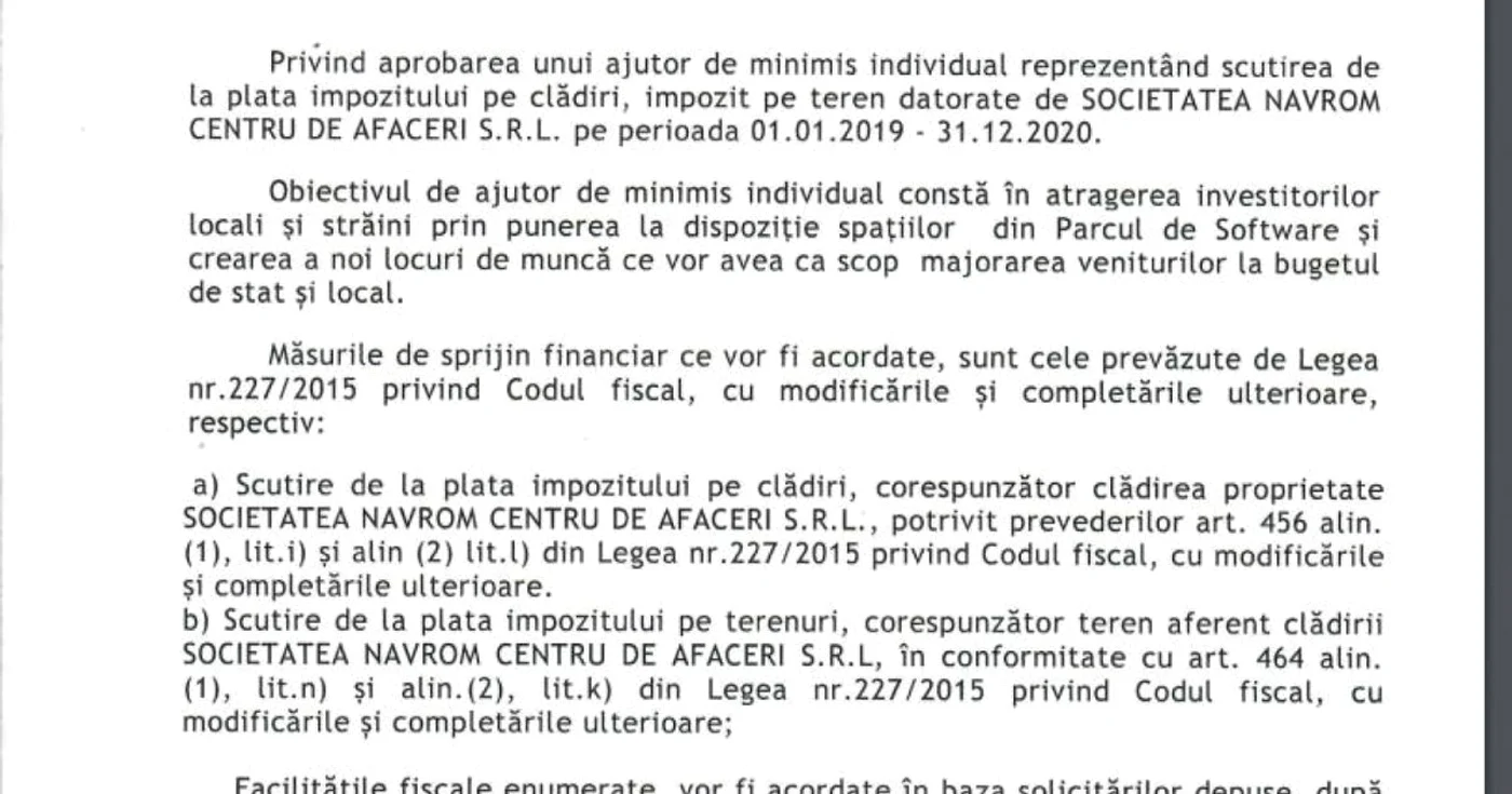 Scutire de impozite clădire vicepremier FOTO C Crângan