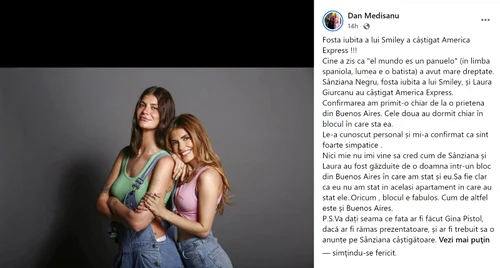 Laura Giurcanu și Sânziana Negru, marile câștigătoare America Express?