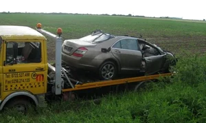 Alin Popa conducea un Mercedes S 420 (Foto: Adevărul) jpeg