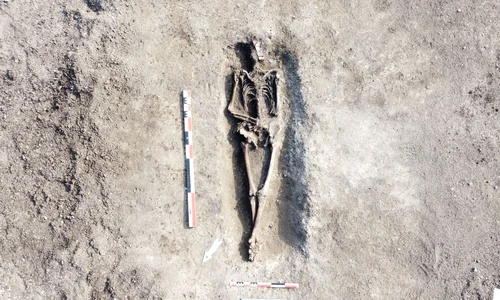 Cimitir roman descoperit la Cristești (© Muzeul Județean Mureș)