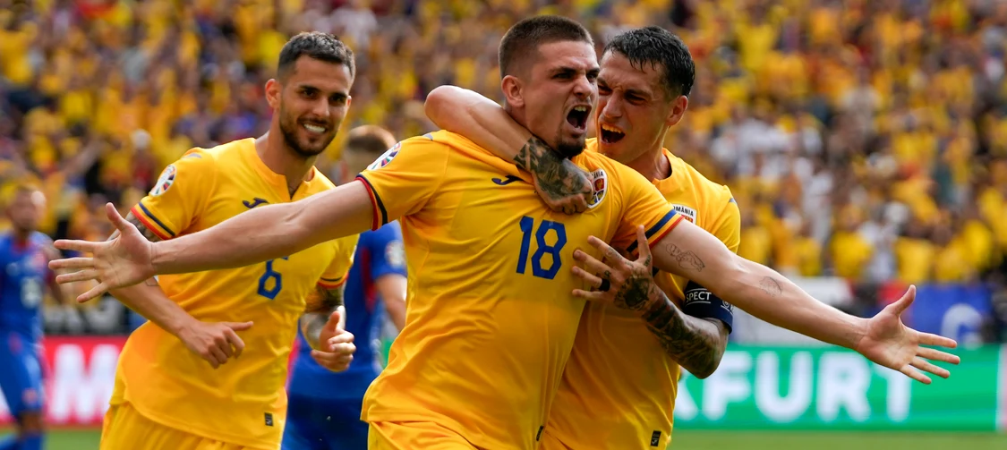 Răzvan Marin, autorul golului de 1-1 cu Slovacia. FOTO: Profimedia