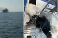 nava bombardata in marea neagra