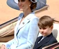 Kate Middleton și Louis la Trooping the Colour