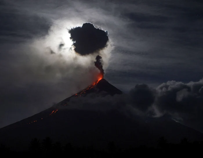 Vulcanul Fuego a erupt. FOTO AFP / Getty Images