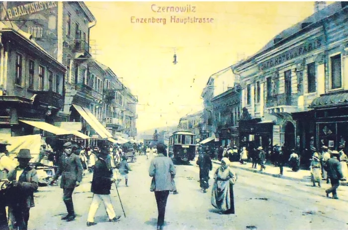 Imagine veche cu o stradă din Cernăuți / foto: Historia
