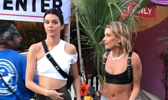 *EXCLUSIVE* Kendall Jenner and Hailey Baldwin enjoy Coachella together jpeg