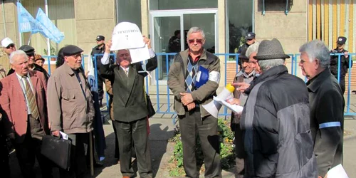 Pensionarii au fost cei mai aprigi protestatari. 