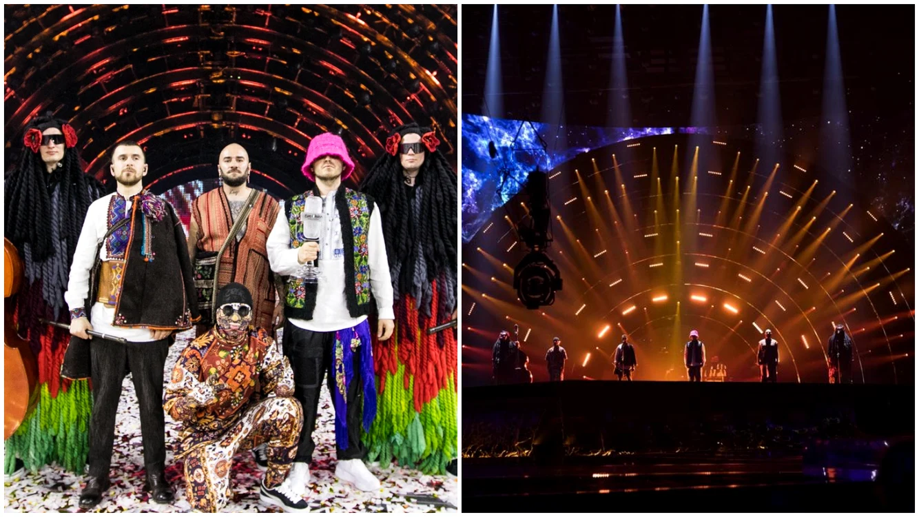 Ucraina a câștigat concursul Eurovision. Foto: colaj Twitter/Eurovision song contest