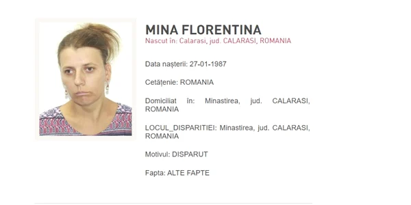 Femeia găsită moartă lângă un lac din județul Călărași a fost identificată. Era dispărută din ianuarie FOTO: Poliția Română
