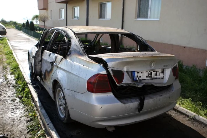 BMW-ul aparţine poliţiştului Aurel Leuştean (Foto: Arhivă)