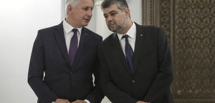 Eugen Teodorovici şi Marcel Ciolacu nu mai au nimic să-şi spună Foto: Inquam Photos/ Octav Ganea