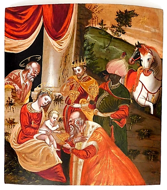 Adoraţia magilor, Muzeul de Artă, Târgovişte. FOTO: Curtea Domnească Târgovişte