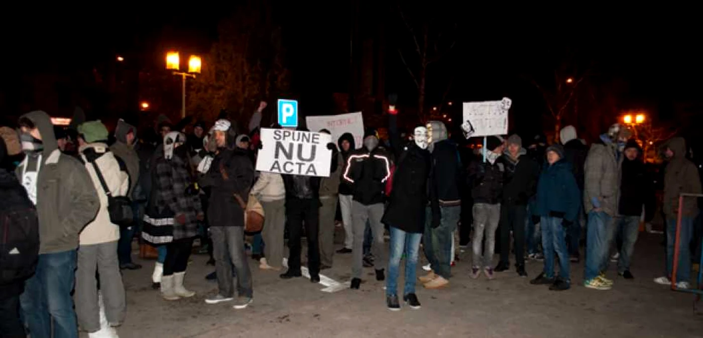 Protestatari în Constanţa. Foto: Teo Tucan