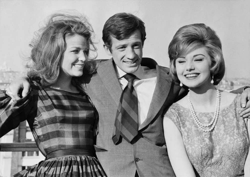 Jean-Paul Belmondo, Alexandra Stewart și Sylva Koscina, 1960, Les DistractionsFoto: Getty Images