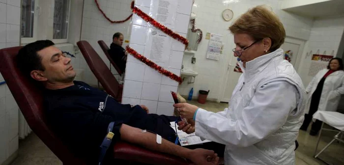 Marian Buturcă, unul dintre poliţiştii care a dat sânge pentru colegul său