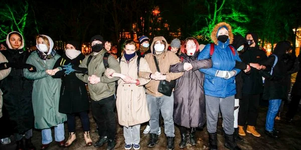 protest in Rusia
