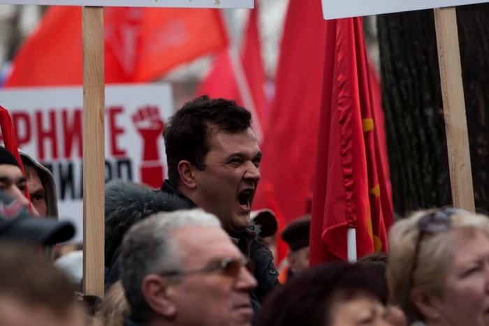 protest socialisti chisinau