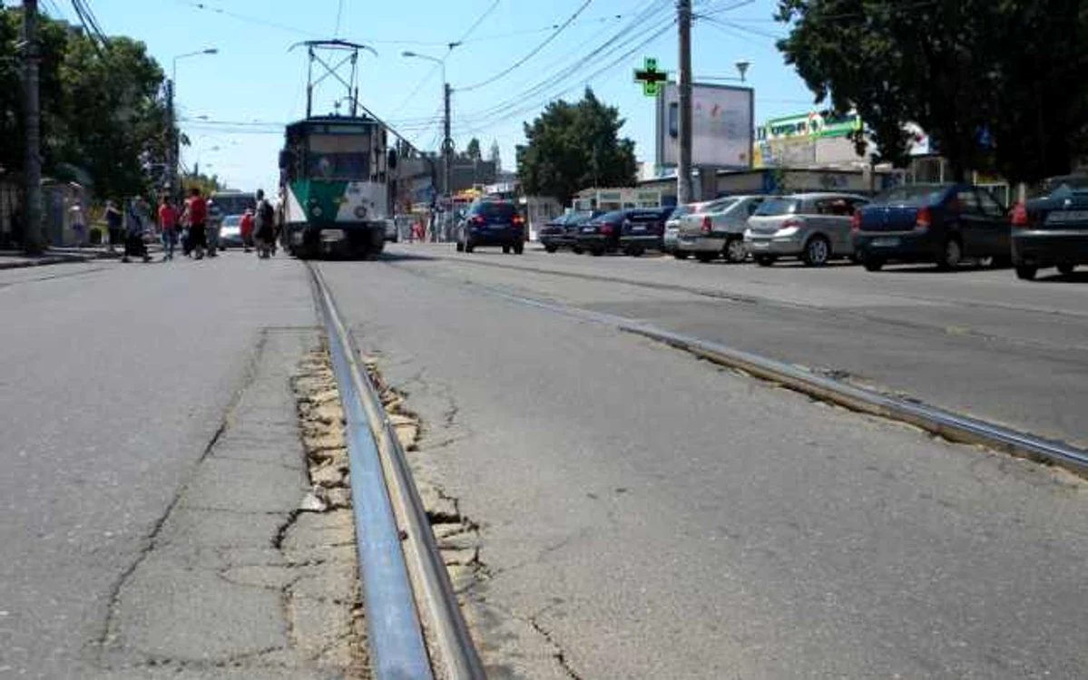Lucrările de reabilitare a liniilor de tramvai vor începe la primăvară, cel mai probabil. FOTO Adevărul Ploieşti