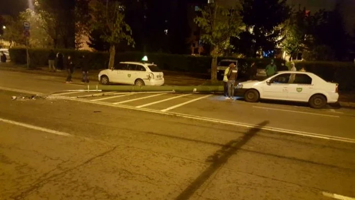 accident troleibuz
