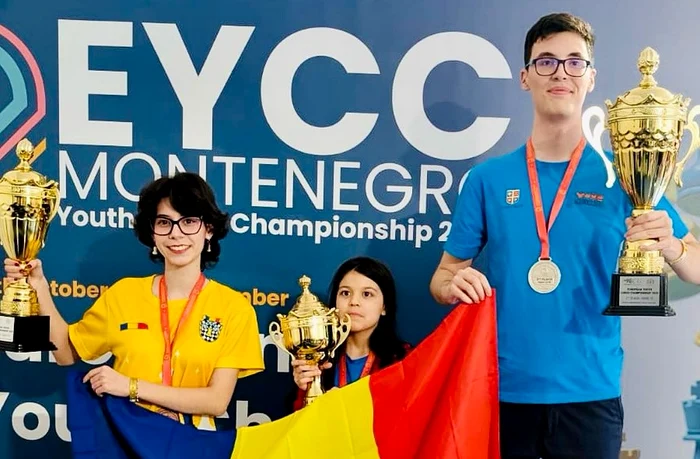 Cei trei medaliați români de la Europenele de șah pentru juniori 