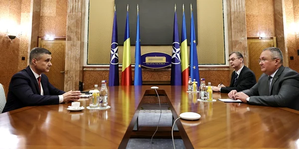 David Saranga si Nicolae Ciuca FOTO Guvernul Romaniei
