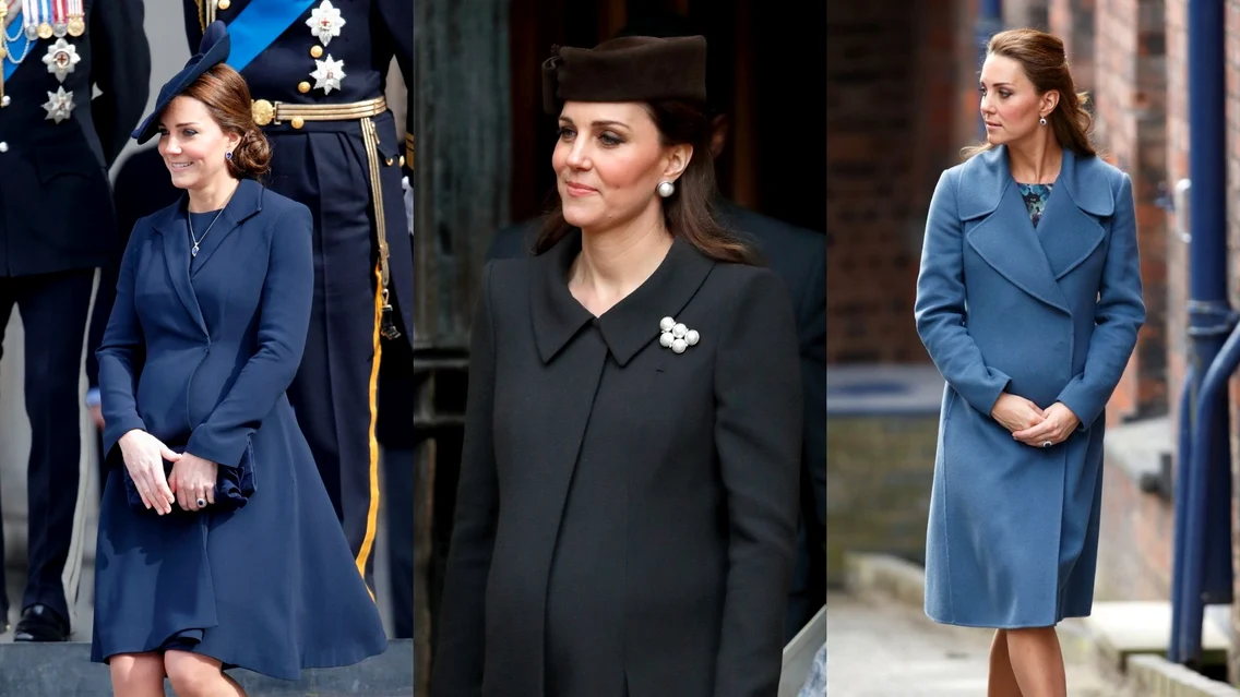 Kate Middleton, pe vremea când era însărcinată.