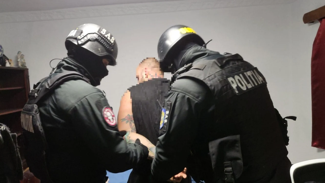 Tânăr care aînjurat oamenii legii FOTO IPJ Constanţa