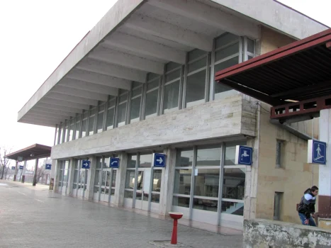 Gara din Călărași, scenă de film pentru „Tatăl risipitor" / foto: Adevărul.ro