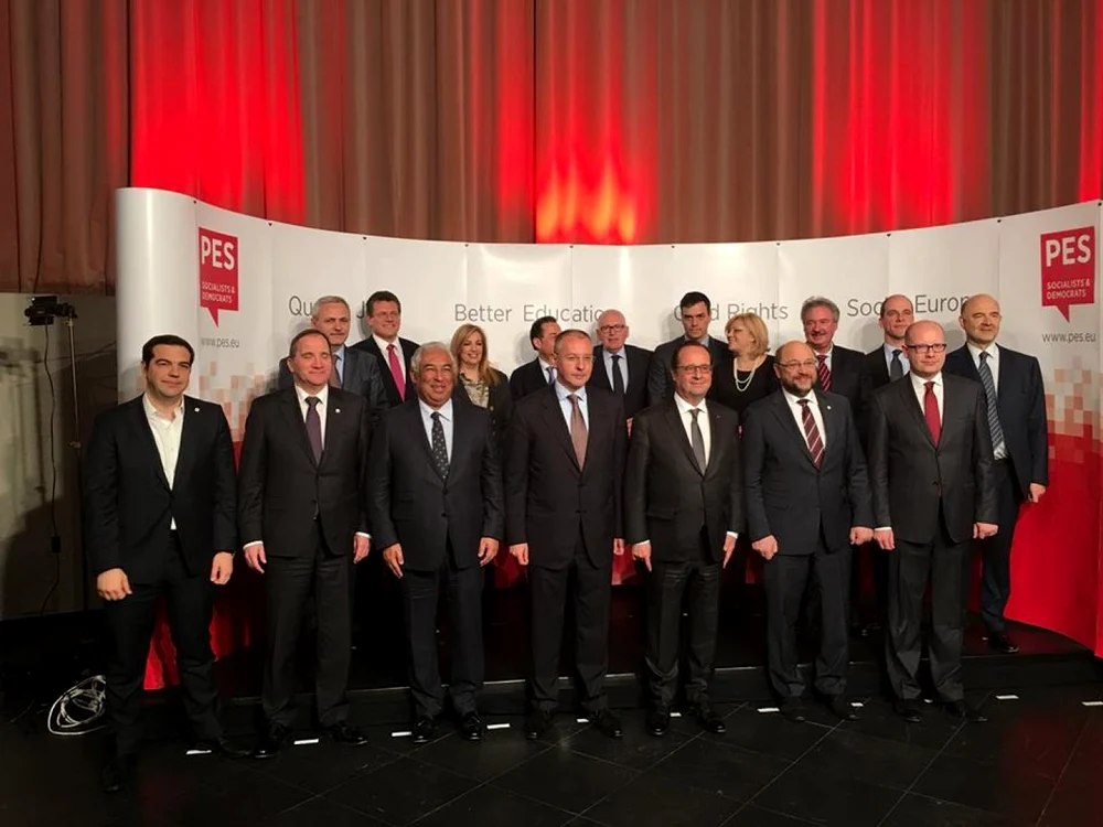 Liviu Dragnea, între liderii PES   Foto: Facebook