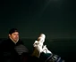 SuperLuna văzută de pe faleza Cazinoului din Constanţa prin telescopul Planetariului Foto Sînziana Ionescu