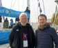 Adrian Rendiuc (dreapta) si Sir Robin Knox Johnson FOTO colectia lui Adrian Rendiuc