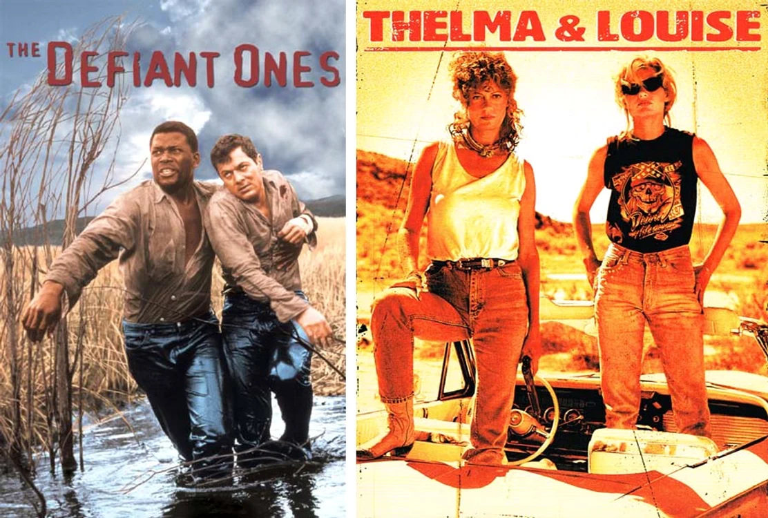 Sidney Potier şi Tony Curtis sau Susan Sarandon şi Geena Davis au vos asemuiţi celor două aventuriere