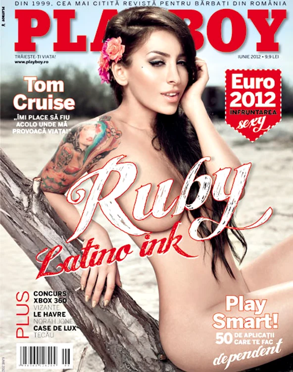 
    Ruby a pozat în Playboy  