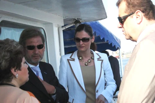 Ramona Mănescu în Portul Constanţa