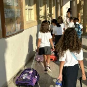 First day of primary school kindergarden Christos photo 2 webp