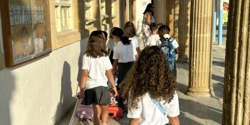 First day of primary school kindergarden Christos photo 2 webp