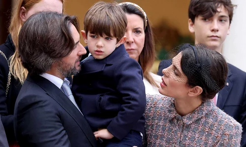 Printesa Charlotte de Monaco, impreuna cu sotul ei, Dimitri Rassam si fiul lor, Balthazar Profimedia jpg