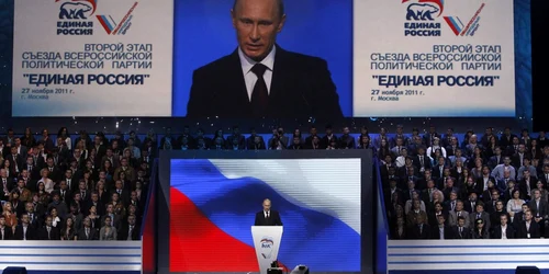 Vladimir Putin, candidatul Rusiei Unite la prezidenţialele din martie 2012
