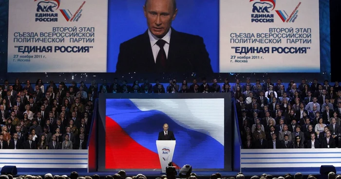 Vladimir Putin, candidatul Rusiei Unite la prezidenţialele din martie 2012